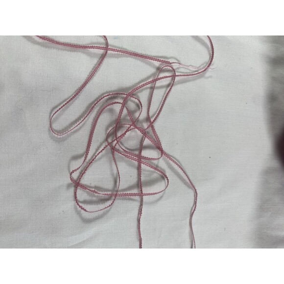 Cone Yarn Ribbon Tape Yarn Pink 680g #374 - Picture 3 of 6